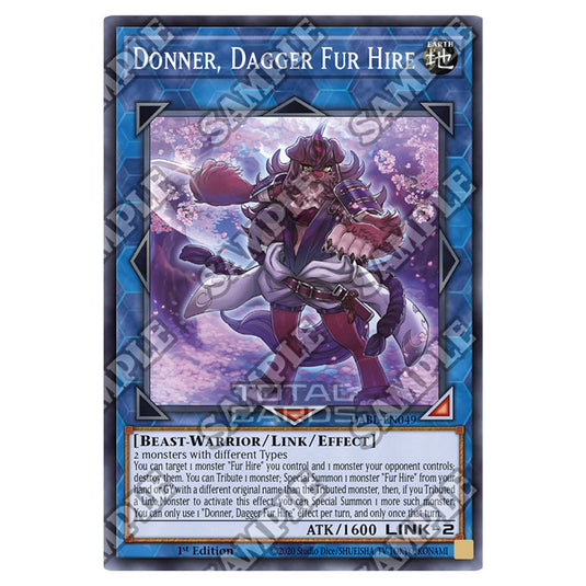 Yu-Gi-Oh! - Darkwing Blast - Donner, Dagger Fur Hire (Super Rare) DABL-EN049