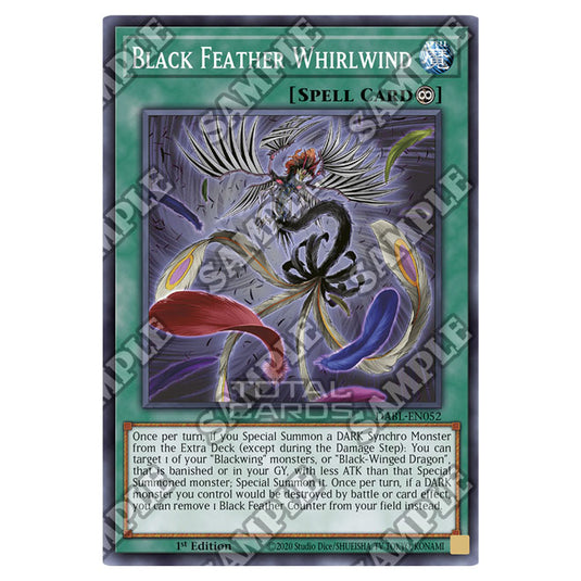 Yu-Gi-Oh! - Darkwing Blast - Black Feather Whirlwind (Super Rare) DABL-EN052