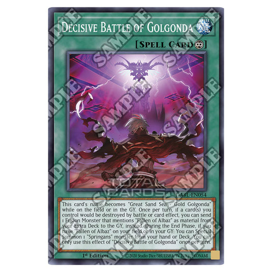 Yu-Gi-Oh! - Darkwing Blast - Decisive Battle of Golgonda (Common) DABL Yu-Gi-Oh! - Darkwing Blast - Decisive Battle of Golgonda (Common) DABL