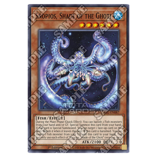 Yu-Gi-Oh! - Darkwing Blast - Snopios, Shade of the Ghoti (Super Rare) DABL-EN087