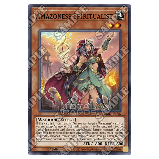 Yu-Gi-Oh! - Darkwing Blast - Amazoness Spiritualist (Common) DABL-EN09 Yu-Gi-Oh! - Darkwing Blast - Amazoness Spiritualist (Common) DABL-EN09