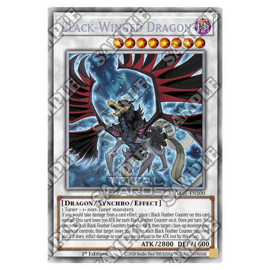 Yu-Gi-Oh! - Darkwing Blast - Black-Winged Dragon (Starlight Rare) DABL-EN100