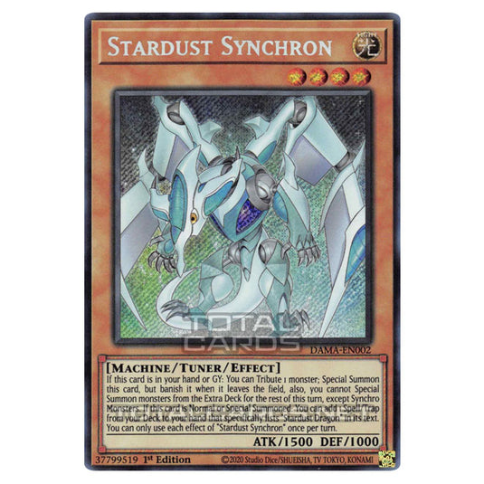 Yu-Gi-Oh! - Dawn of Majesty - Stardust Synchron (Secret Rare) DAMA-EN002