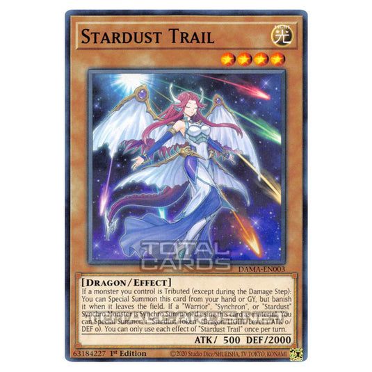 Yu-Gi-Oh! - Dawn of Majesty - Stardust Trail (Common) DAMA-EN003 Yu-Gi-Oh! - Dawn of Majesty - Stardust Trail (Common) DAMA-EN003