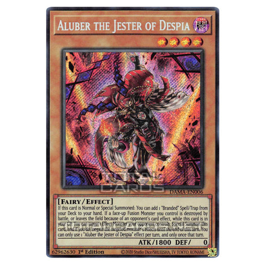 Yu-Gi-Oh! - Dawn of Majesty - Aluber the Jester of Despia (Secret Rare) DAMA-EN006