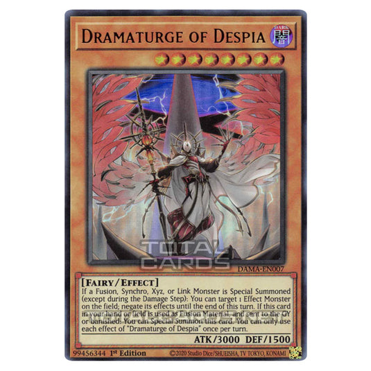 Yu-Gi-Oh! - Dawn of Majesty - Dramaturge of Despia (Ultra Rare) DAMA-E Yu-Gi-Oh! - Dawn of Majesty - Dramaturge of Despia (Ultra Rare) DAMA-E