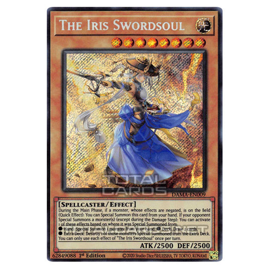 Yu-Gi-Oh! - Dawn of Majesty - The Iris Swordsoul (Secret Rare) DAMA-EN009