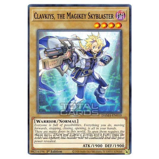 Yu-Gi-Oh! - Dawn of Majesty - Clavkiys, the Magikey Skyblaster (Common Yu-Gi-Oh! - Dawn of Majesty - Clavkiys, the Magikey Skyblaster (Common