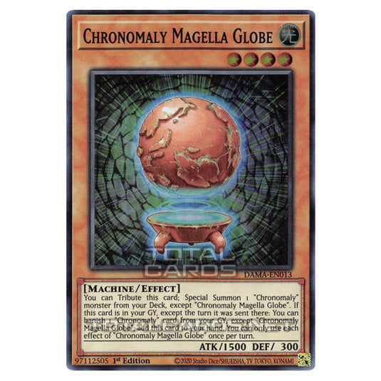 Yu-Gi-Oh! - Dawn of Majesty - Chronomaly Magella Globe (Super Rare) DAMA-EN013