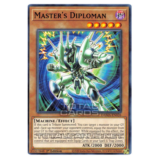 Yu-Gi-Oh! - Dawn of Majesty - Master's Diploman (Common) DAMA-EN026