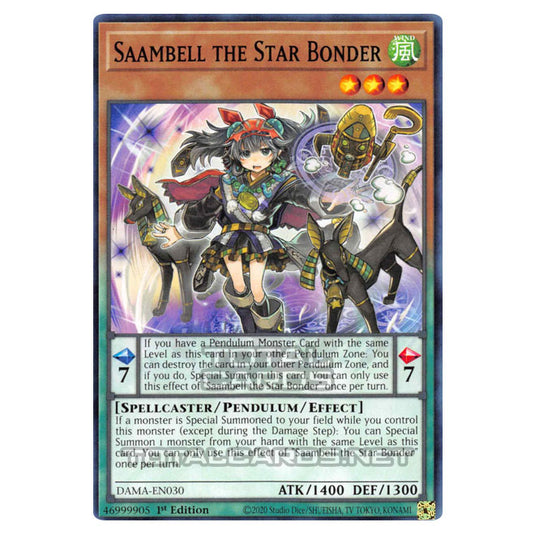 Yu-Gi-Oh! - Dawn of Majesty - Saambell the Star Bonder (Common) DAMA-EN030