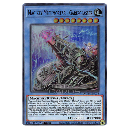 Yu-Gi-Oh! - Dawn of Majesty - Magikey Mechmortar - Garesglasser (Super Rare) DAMA-EN033