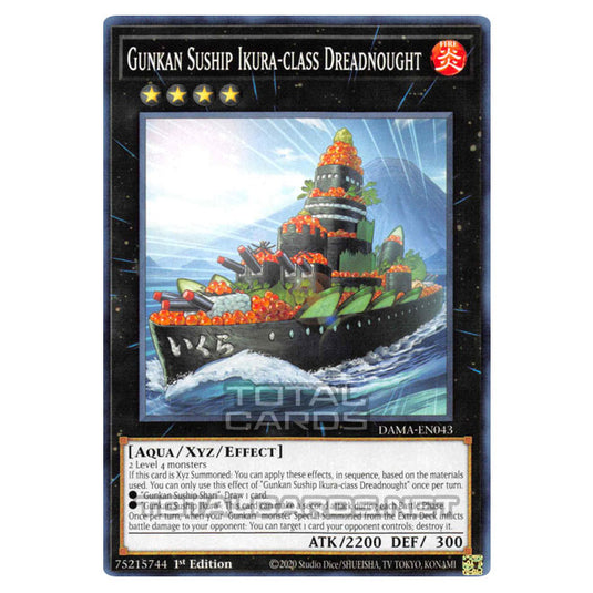 Yu-Gi-Oh! - Dawn of Majesty - Gunkan Suship Ikura-class Dreadnought (Common) DAMA-EN043