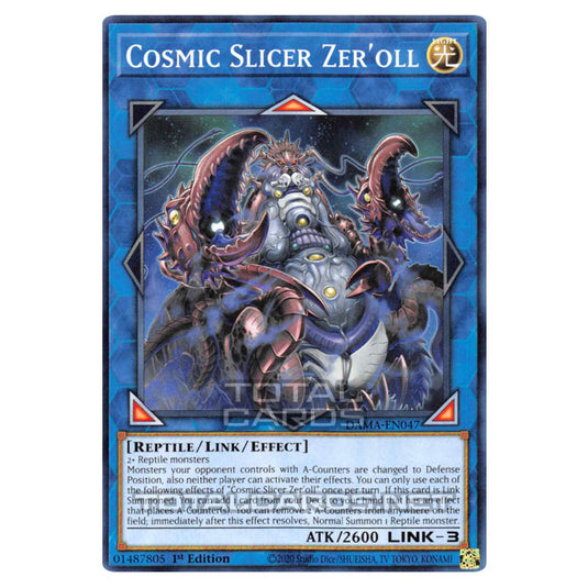 Yu-Gi-Oh! - Dawn of Majesty - Cosmic Slicer Zer'oll (Common) DAMA-EN047