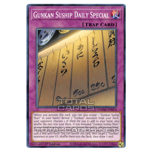 Yu-Gi-Oh! - Dawn of Majesty - Gunkan Suship Daily Special (Common) DAMA-EN074