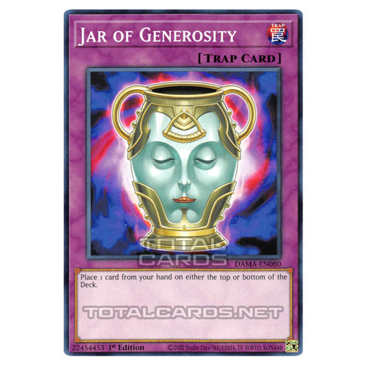 Yu-Gi-Oh! - Dawn of Majesty - Jar of Generosity (Common) DAMA-EN080