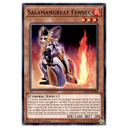 Yu-Gi-Oh! - Dark Neostorm - Salamangreat Fennec (Common) DANE-EN003 Yu-Gi-Oh! - Dark Neostorm - Salamangreat Fennec (Common) DANE-EN003