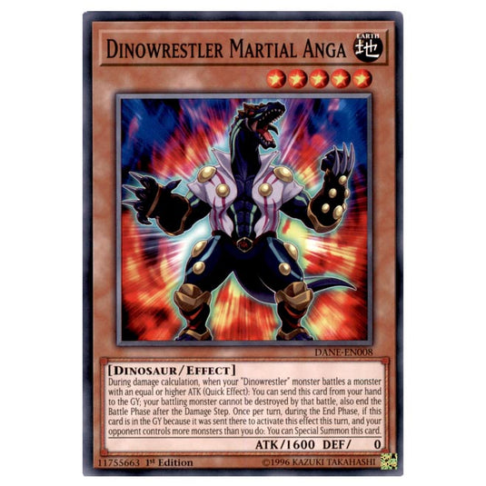 Yu-Gi-Oh! - Dark Neostorm - Dinowrestler Martial Anga (Common) DANE-EN008