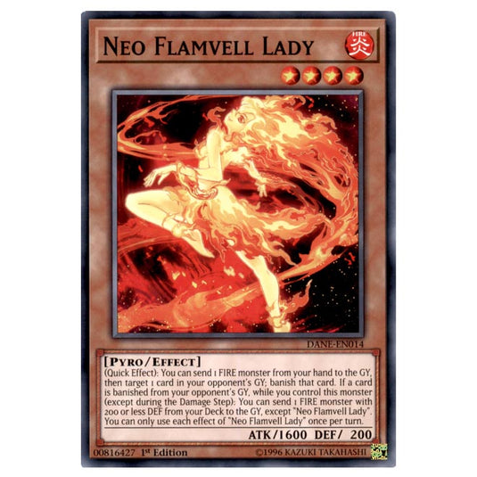 Yu-Gi-Oh! - Dark Neostorm - Neo Flamvell Lady (Common) DANE-EN014