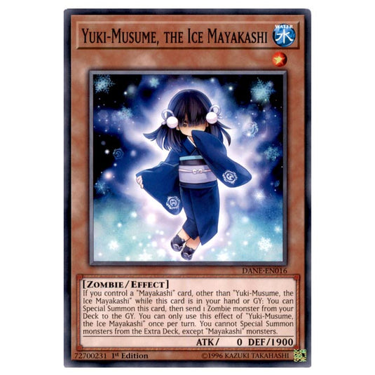 Yu-Gi-Oh! - Dark Neostorm - Yuki-Musume, the Ice Mayakashi (Common) DA Yu-Gi-Oh! - Dark Neostorm - Yuki-Musume, the Ice Mayakashi (Common) DA
