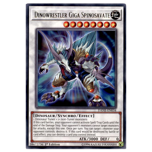 Yu-Gi-Oh! - Dark Neostorm - Dinowrestler Giga Spinosavate (Rare) DANE-EN034