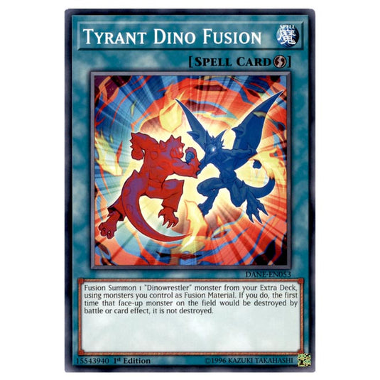Yu-Gi-Oh! - Dark Neostorm - Tyrant Dino Fusion (Common) DANE-EN053
