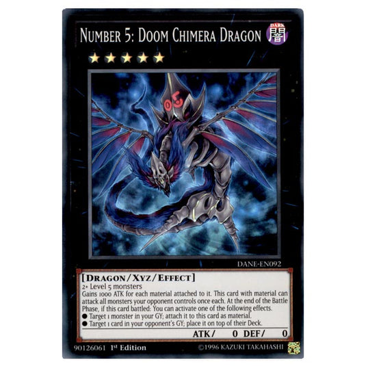 Yu-Gi-Oh! - Dark Neostorm - Number 5: Doom Chimera Dragon (Super Rare) DANE-EN092