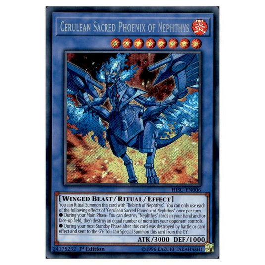 Yu-Gi-Oh! - Hidden Summoners - Cerulean Sacred Phoenix of Nephthys (Se Yu-Gi-Oh! - Hidden Summoners - Cerulean Sacred Phoenix of Nephthys (Se