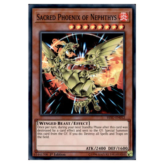 Yu-Gi-Oh! - Hidden Summoners - Sacred Phoenix of Nephthys (Super Rare) DBHS-012
