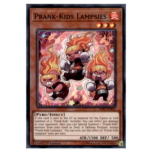 Yu-Gi-Oh! - Hidden Summoners - Prank-Kids Lampsies (Super Rare) DBHS-015