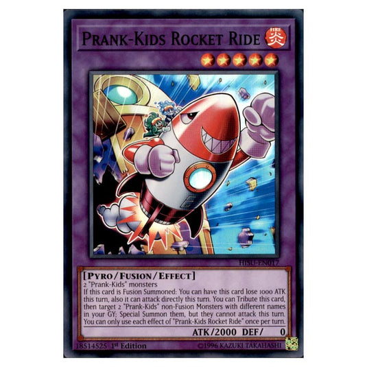 Yu-Gi-Oh! - Hidden Summoners - Prank-Kids Rocket Ride (Super Rare) DBHS-017