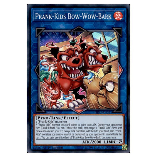 Yu-Gi-Oh! - Hidden Summoners - Prank-Kids Bow-Wow-Bark (Super Rare) DBHS-021