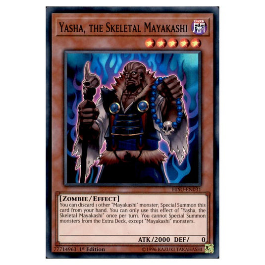 Yu-Gi-Oh! - Hidden Summoners - Yasha, the Skeletal Mayakashi (Super Rare) DBHS-031