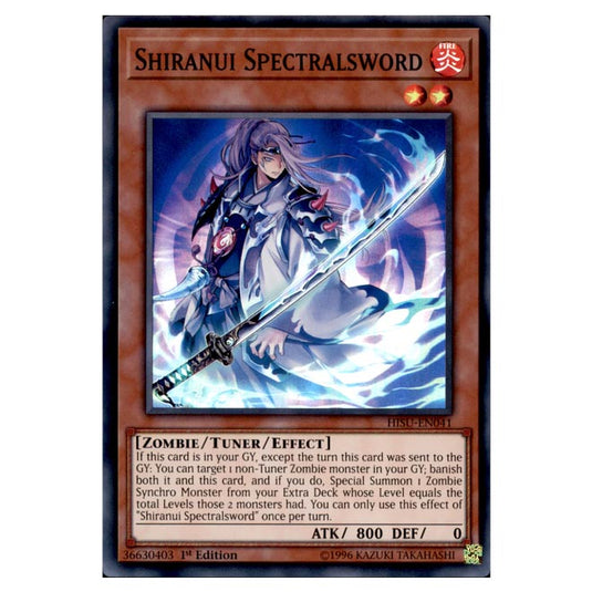 Yu-Gi-Oh! - Hidden Summoners - Shiranui Spectralsword (Super Rare) DBH Yu-Gi-Oh! - Hidden Summoners - Shiranui Spectralsword (Super Rare) DBH