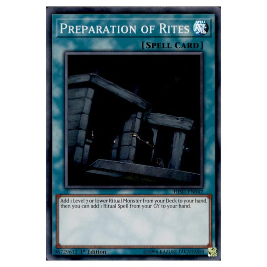 Yu-Gi-Oh! - Hidden Summoners - Preparation of Rites (Super Rare) DBHS-042
