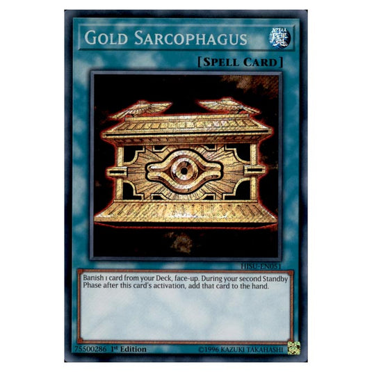 Yu-Gi-Oh! - Hidden Summoners - Gold Sarcophagus (Secret Rare) DBHS-051