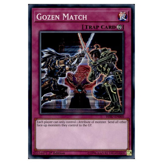 Yu-Gi-Oh! - Hidden Summoners - Gozen Match (Super Rare) DBHS-060