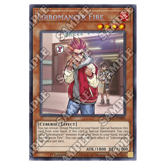 Yu-Gi-Oh! - Dimension Force - Libromancer Fire (Secret Rare) DIFO-EN000