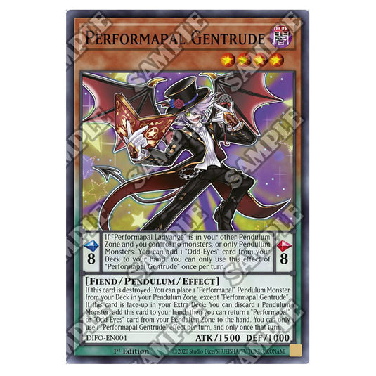 Yu-Gi-Oh! - Dimension Force - Performapal Gentrude (Super Rare) DIFO-EN001