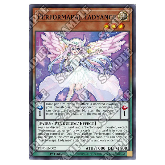 Yu-Gi-Oh! - Dimension Force - Performapal Ladyange (Super Rare) DIFO-EN002