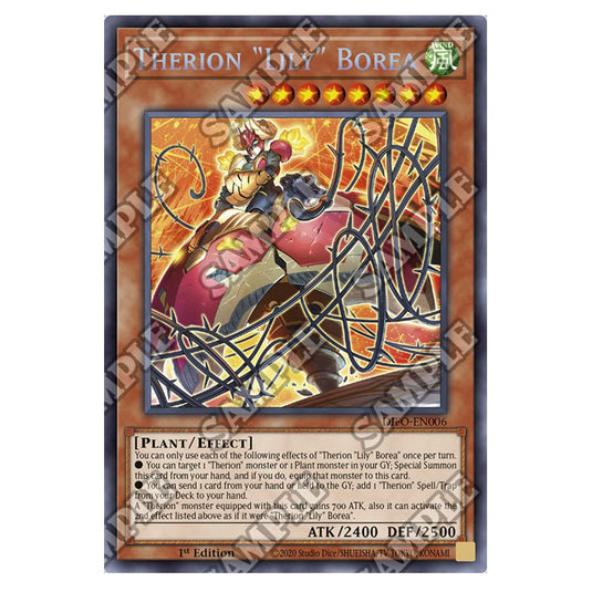 Yu-Gi-Oh! - Dimension Force - Therion Lily Borea (Secret Rare) DIFO-EN006