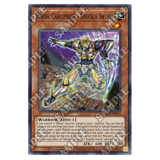 Yu-Gi-Oh! - Dimension Force - Heroic Challenger - Knuckle Sword (Common) DIFO-EN015