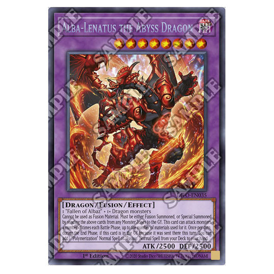 Yu-Gi-Oh! - Dimension Force - Alba-Lenatus the Abyss Dragon (Secret Rare) DIFO-EN035