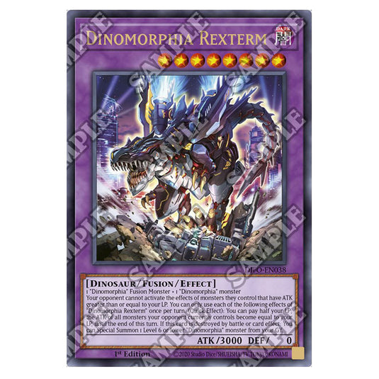 Yu-Gi-Oh! - Dimension Force - Dinomorphia Rexterm (Ultra Rare) DIFO-EN038