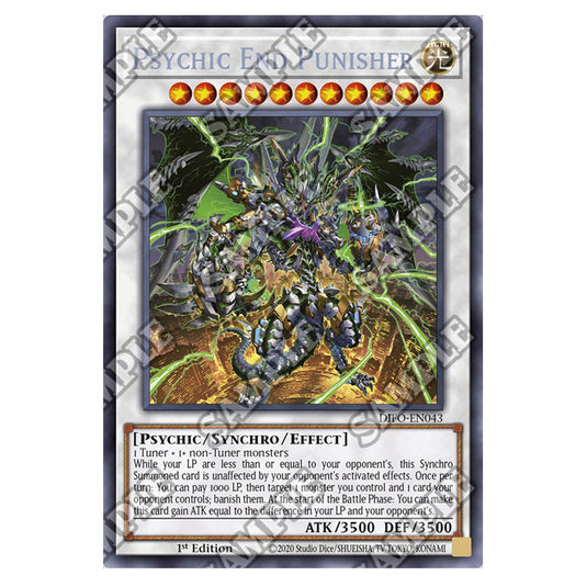 Yu-Gi-Oh! - Dimension Force - Psychic End Punisher (Secret Rare) DIFO-EN043