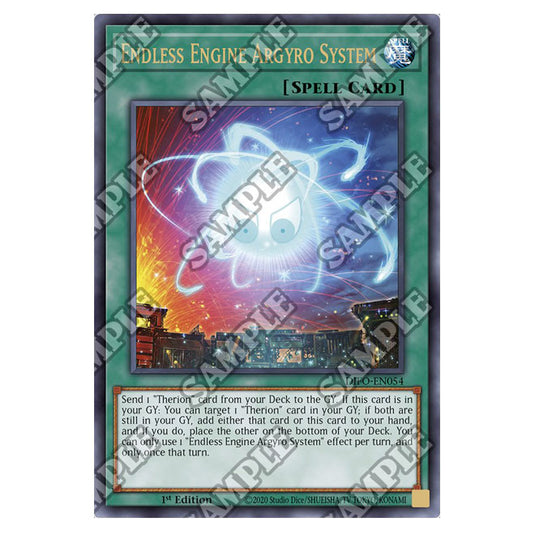 Yu-Gi-Oh! - Dimension Force - Endless Engine Argyro System (Ultra Rare) DIFO-EN054