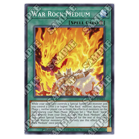 Yu-Gi-Oh! - Dimension Force - War Rock Medium (Common) DIFO-EN065