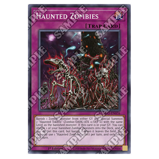Yu-Gi-Oh! - Dimension Force - Haunted Zombies (Common) DIFO-EN076