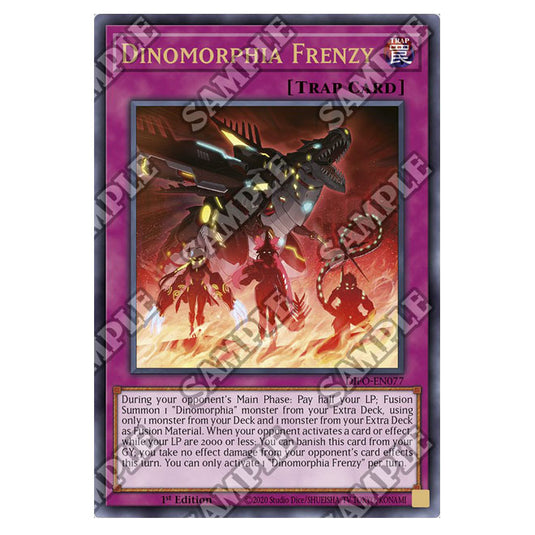 Yu-Gi-Oh! - Dimension Force - Dinomorphia Frenzy (Ultra Rare) DIFO-EN077