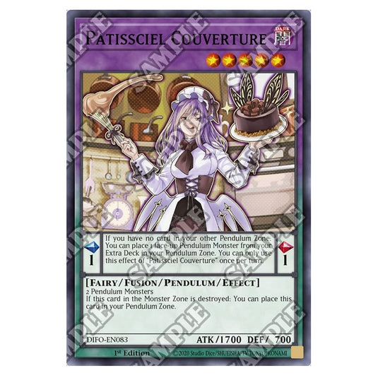 Yu-Gi-Oh! - Dimension Force - Patissciel Couverture (Starlight Rare) DIFO-EN083A